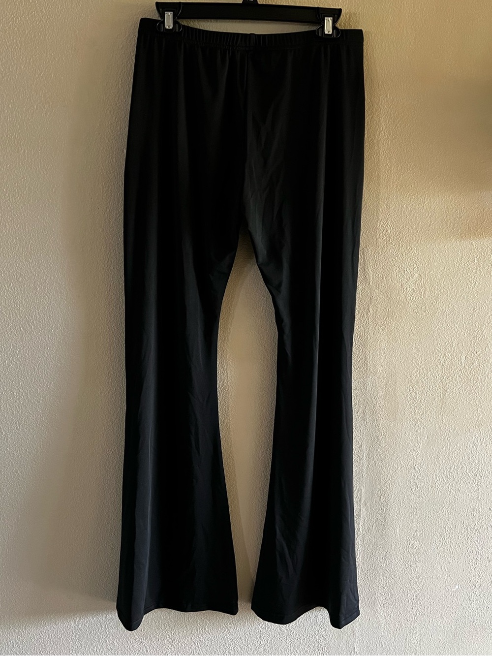 Black stretchy Flare Bottoms